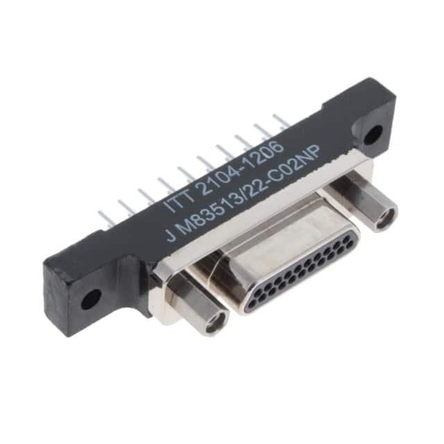 M83513/22-C02NP MICRO-D PLUG 21POS PCB, ELECTROL
