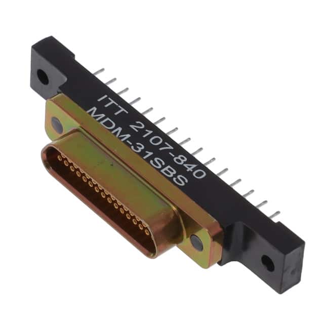 MDM-31SBS CONN MICRO-D RCPT 31P PNL MT SLD