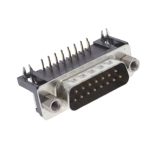 DA15-PL-25 CONN D-SUB PLUG 15POS R/A SLDR