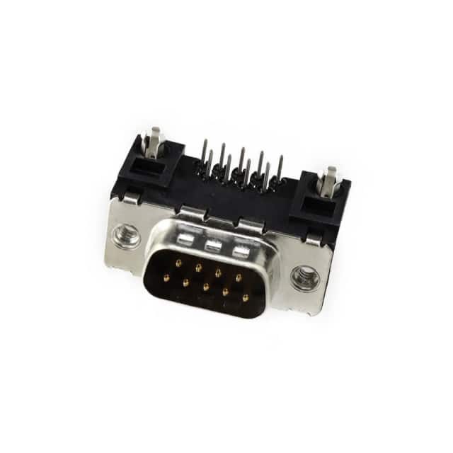 D09P13A6GX00LF CONN D-SUB PLUG 9POS R/A SLDR