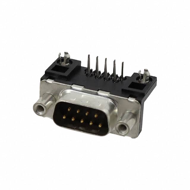 D09P13B6GV00LF CONN D-SUB PLUG 9POS R/A SLDR