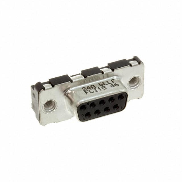 D09S24A6GL00LF CONN D-SUB RCPT 9POS VERT SLDR