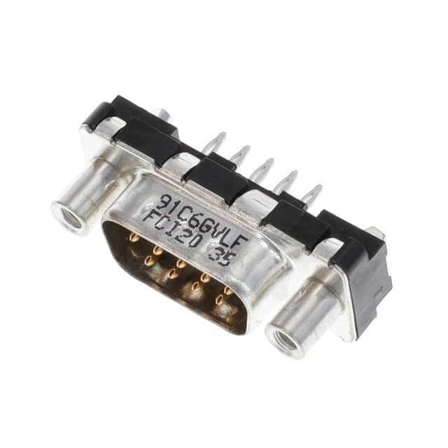 D09P91C6GV00LF CONN D-SUB PLUG 9POS VERT PRESS