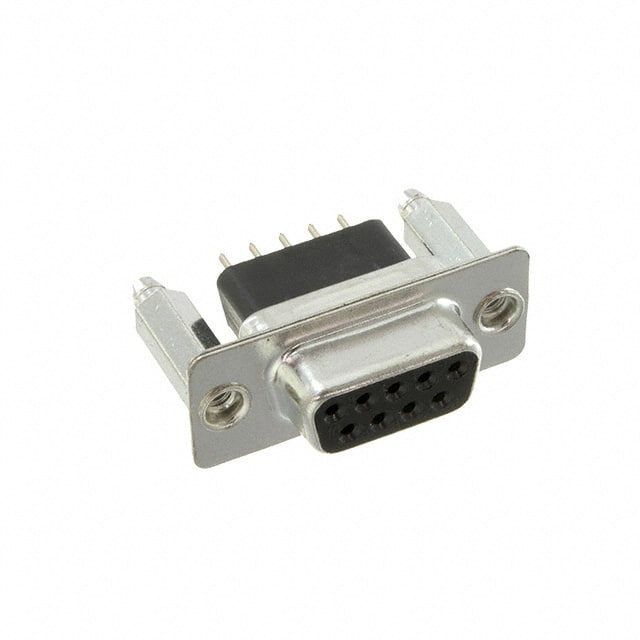 DE09-SE-1-BL CONN D-SUB RCPT 9POS VERT SLDR