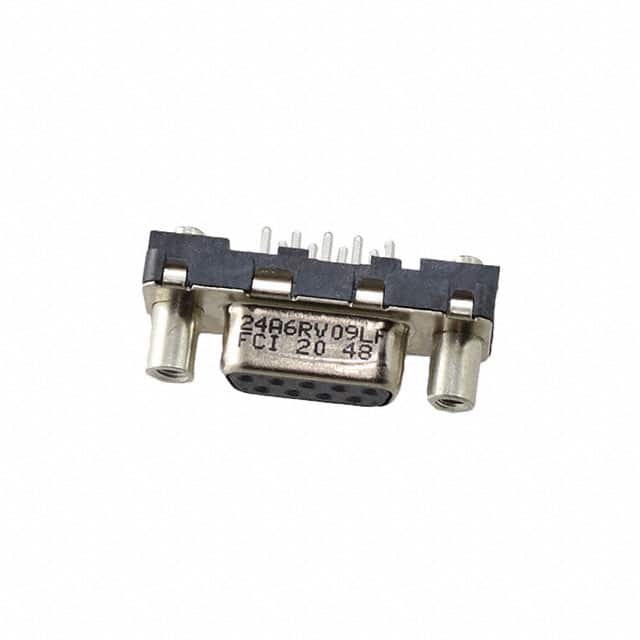D09S24A6RV09LF CONN D-SUB RCP 9P VERT SLD PASTE
