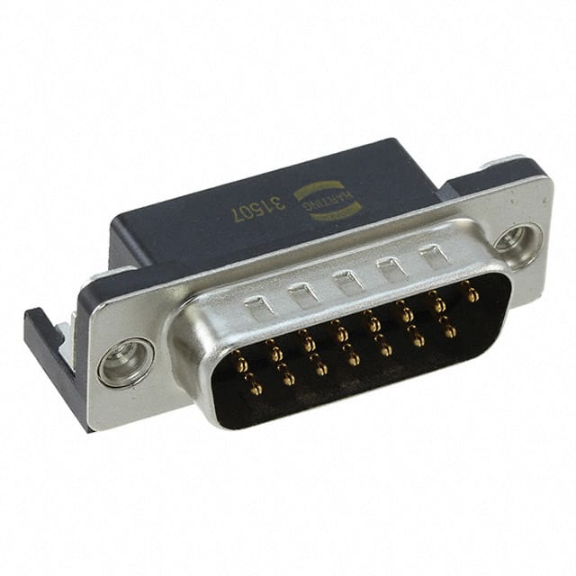 09682637812 CONN D-SUB PLUG 15POS R/A SLDR