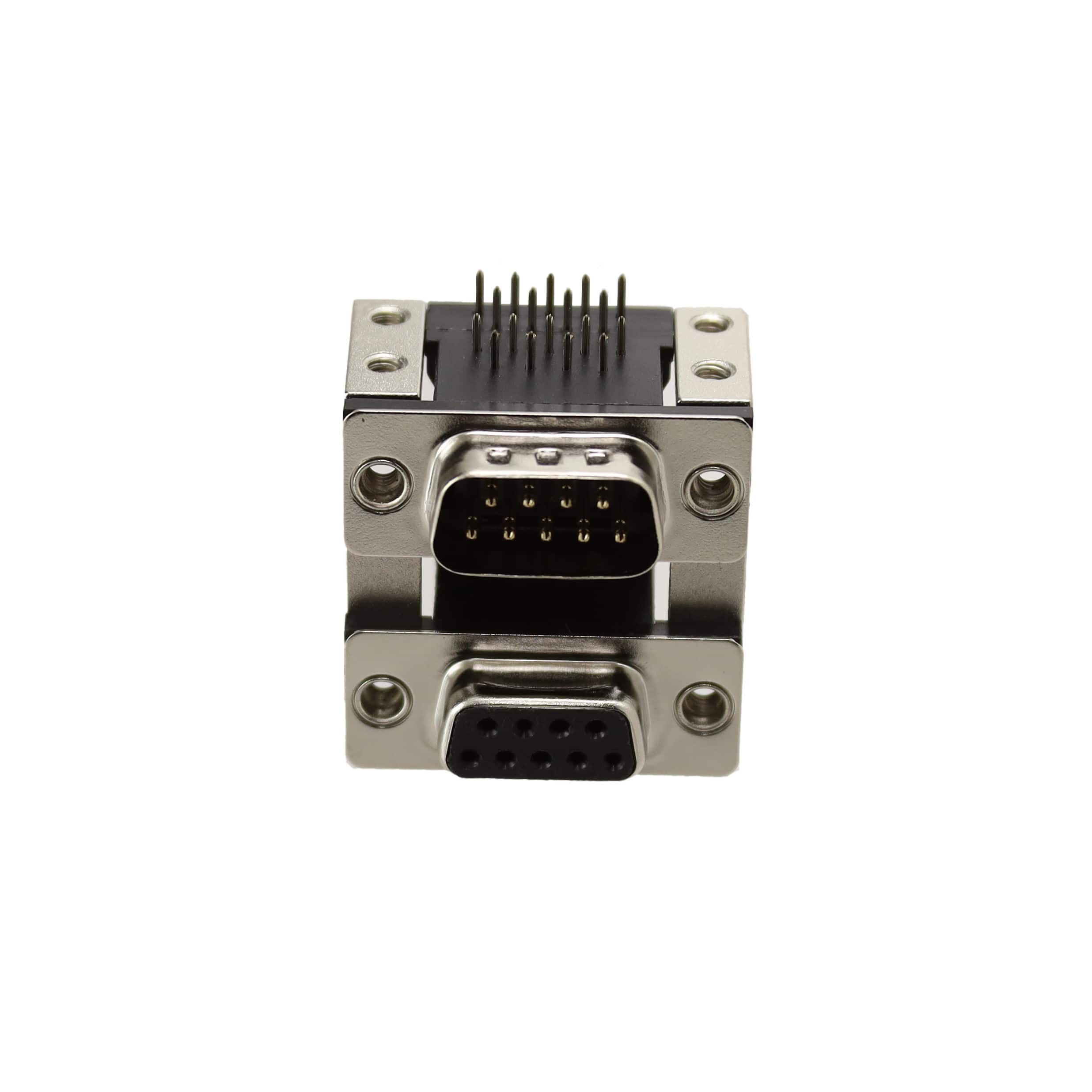 DPD-09-01-B2 CONN D-TYPE PLUG/RCPT 9P RA SLDR