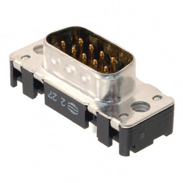 09651216702 CONN D-SUB PLUG 9POS VERT SLDR