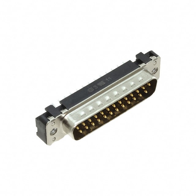 09653217702 CONN D-SUB PLUG 25POS VERT SLDR