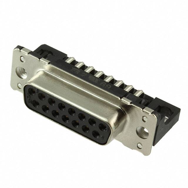 09662526616 CONN D-SUB RCPT 15POS R/A SLDR
