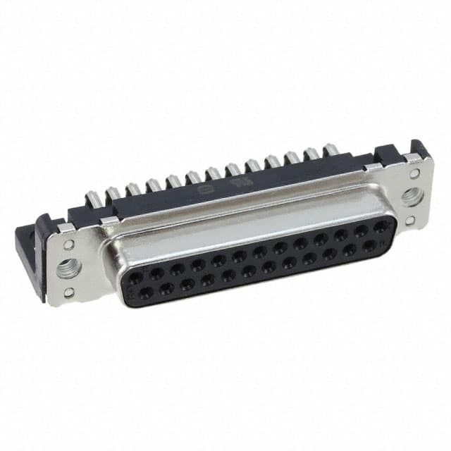 09663127601 CONN D-SUB RCPT 25POS R/A SLDR