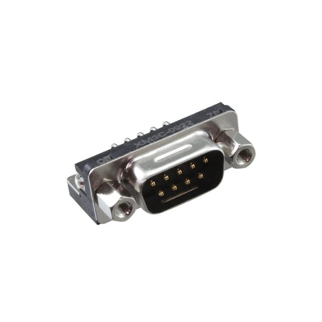 XM3C0922111 CONN D-SUB PLUG 9POS R/A SLDR