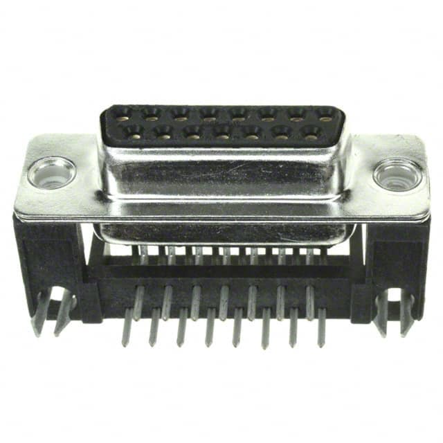 FCE17-A15SB-440 CONN D-SUB RCPT 15POS R/A SLDR