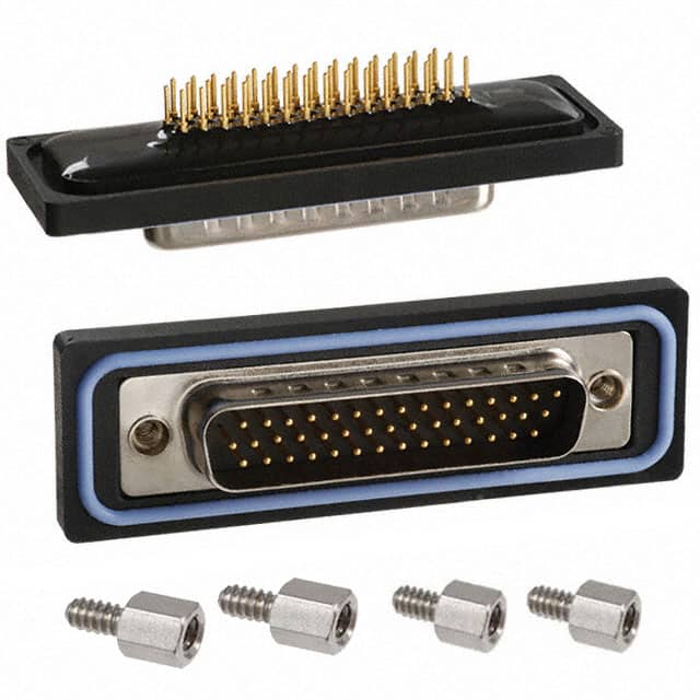 A-HDS 44 PP-WP CONN D-SUB HD PLUG 44POS PNL MNT