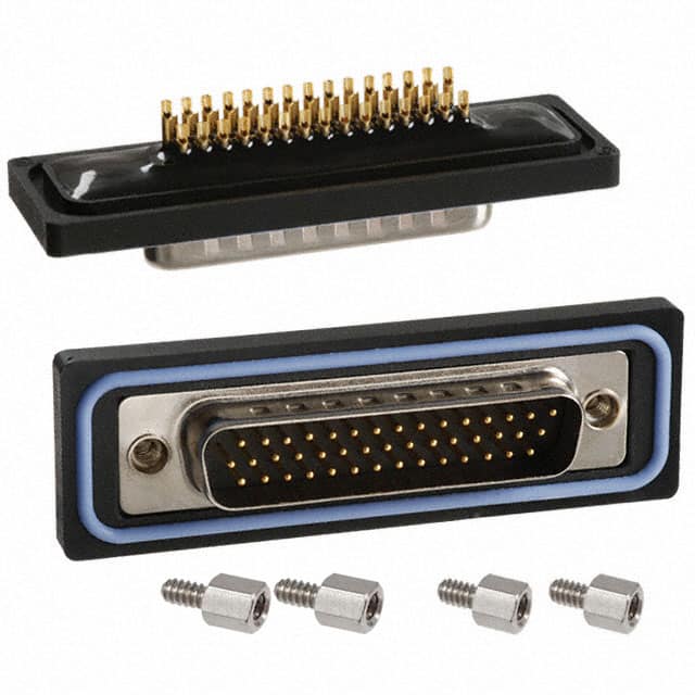 A-HDS44LL-WP-R CONN D-SUB HD PLUG 44POS PNL MNT