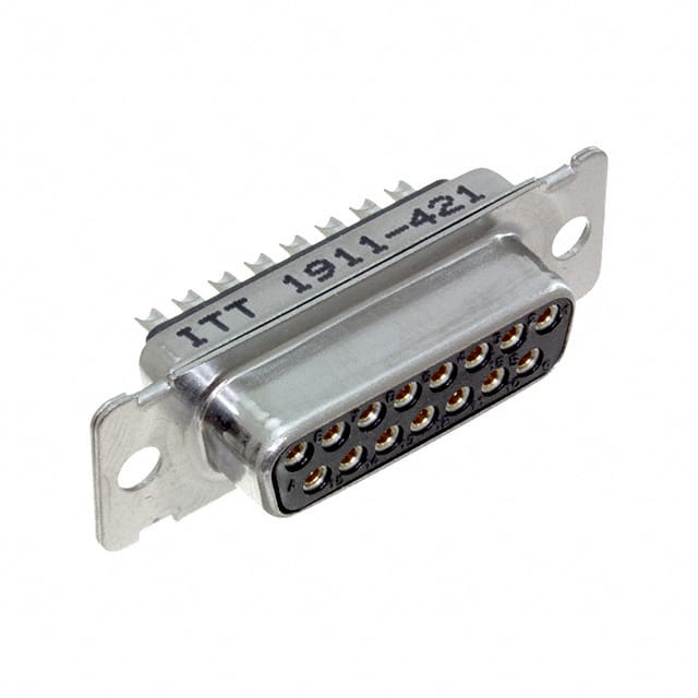 DAM15SF225 CONN D-SUB RCPT 15POS PNL MNT