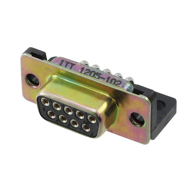 DEM-9S-D CONN D-SUB RCPT 9POS R/A SLDR