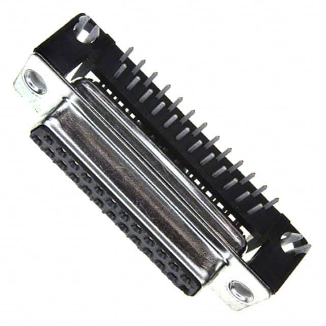FCE17-B25SA-450 CONN D-SUB RCPT 25POS R/A SLDR