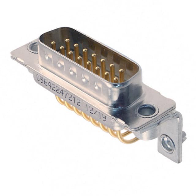 09642247212 CONN D-SUB PLUG 15POS R/A SLDR