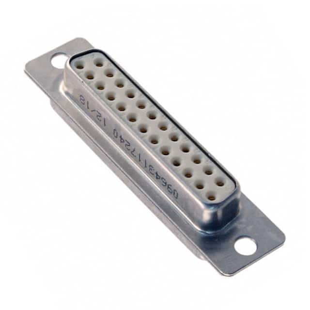 09643117240 CONN D-SUB RCPT 25POS SLDR CUP