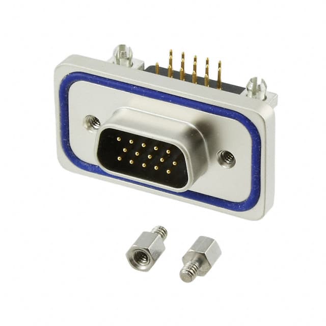 15-002193 CONN D-SUB HD PLUG 15P R/A SLDR