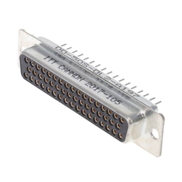 DD-50S-OL2-A197 CONN D-SUB RCPT 50P PNL MNT SLDR