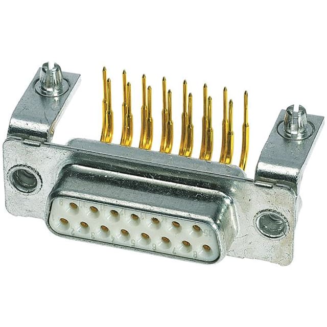 09642147242 CONN D-SUB RCPT 15POS R/A SLDR