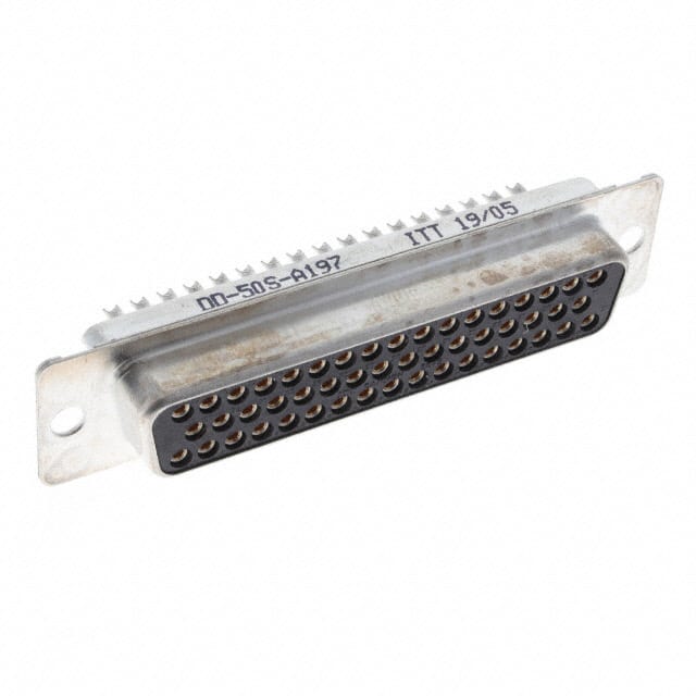 DD-50S-A197 CONN D-SUB RCPT 50POS PNL MNT