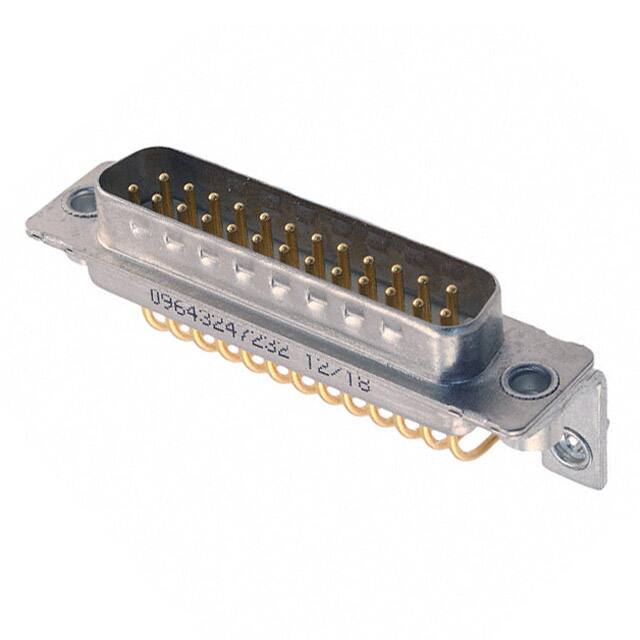 09643247232 CONN D-SUB PLUG 25POS R/A SLDR