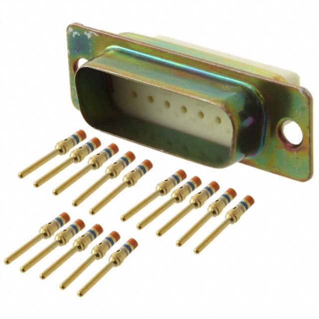 DAMAM-15P CONN D-SUB PLG 15P PNL MT CRIMP