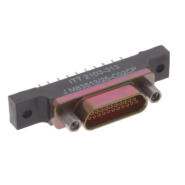 M83513/25-C02CP MICRO-D RECEPTACLE 21POS PCB, CA