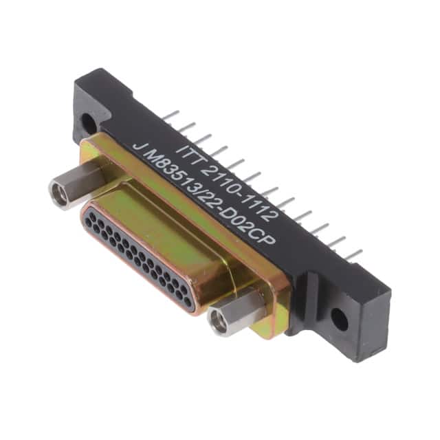 M83513/22-D02CP MICRO 25 PBS STRAIGHT PCB