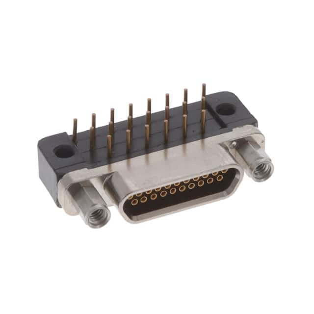MDLM-21SCBRP-F222 CONN MICRO-D RCPT 21POS R/A SLDR