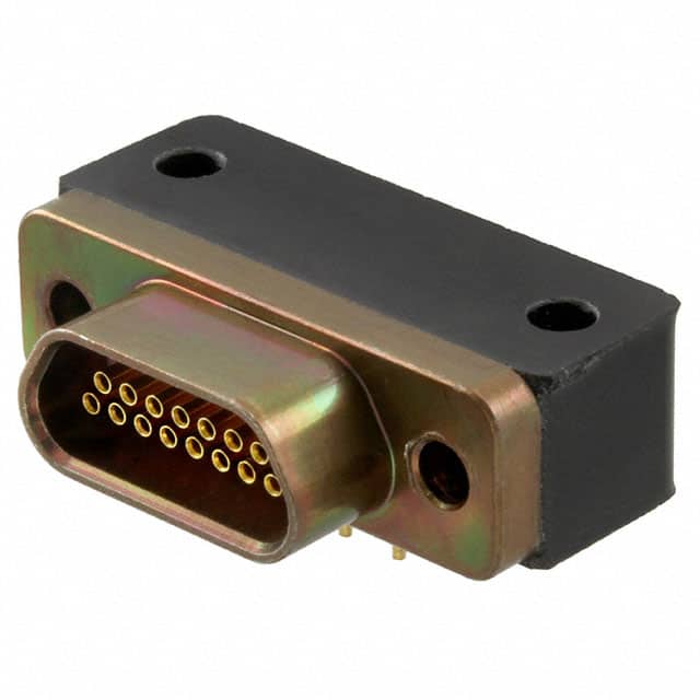 MDM-15SCBR-F222 CONN MICRO-D RCPT 15POS R/A SLDR