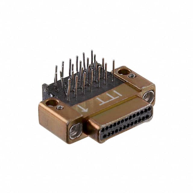 NDD-25PBRTT CONN D-TYPE PLUG 25POS R/A SLDR