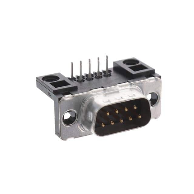 D09P13A4PA00LF CONN D-SUB PLUG 9POS R/A SLDR