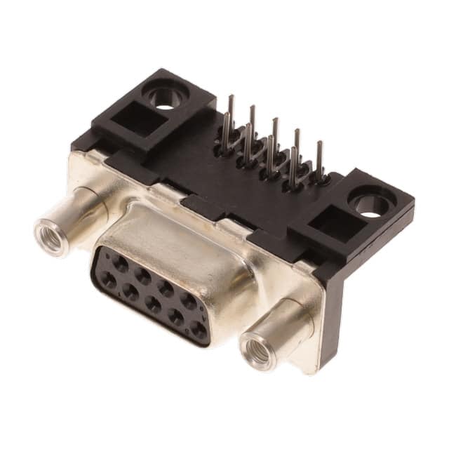 D09S13A4PV00LF CONN D-SUB RCPT 9POS R/A SLDR