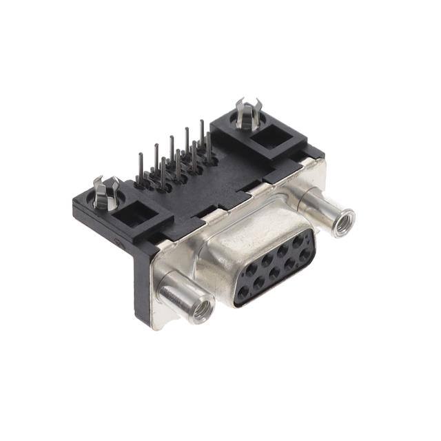 D09S23A4GV00LF CONN D-SUB RCPT 9POS R/A SLDR