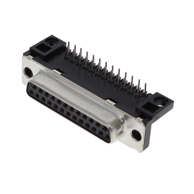 D25S13A4PA00LF CONN D-SUB RCPT 25POS R/A SLDR