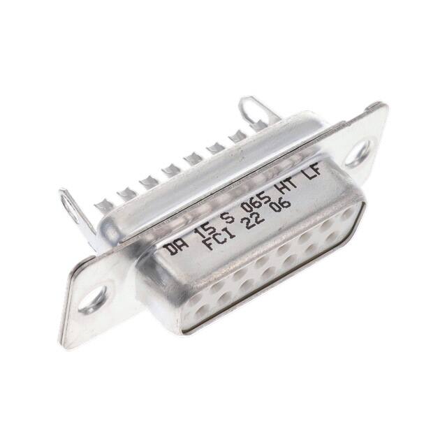 DA15S065HTLF CONN D-SUB RCPT 15POS SLDR CUP