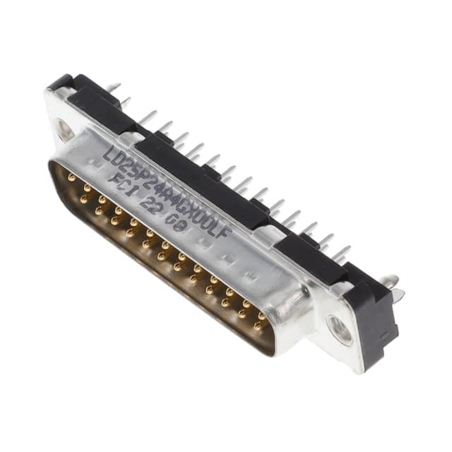 LD25P24A4GX00LF CONN D-SUB PLUG 25POS VERT SLDR