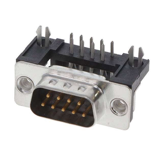FCE17E09PB490 CONN D-SUB PLUG 9POS R/A SLDR