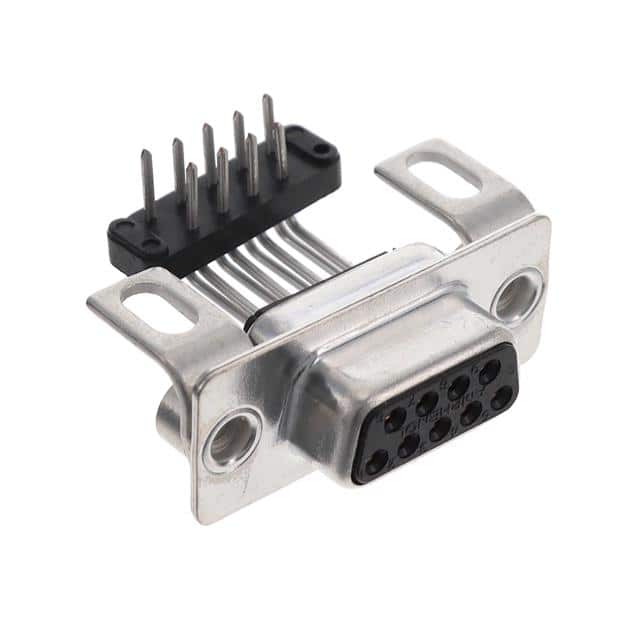 FCE17E09SC44B CONN D-SUB RCPT 9POS R/A SLDR