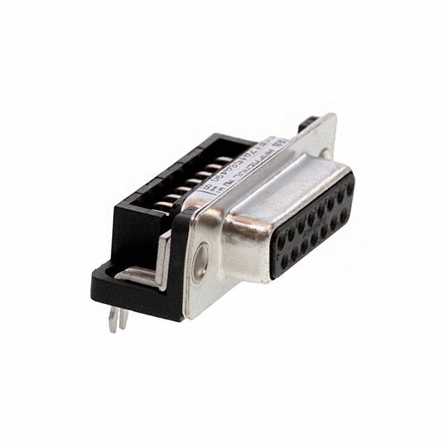 FCE17A15SA490 CONN D-SUB RCPT 15POS R/A SLDR