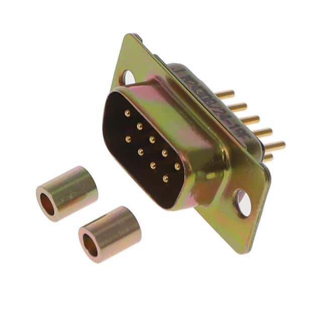 M24308/24-19F CONN DSUB PLUG 9POS PNL MNT SLDR