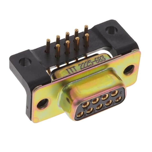 M24308/23-37F CONN D-SUB RCPT 9POS R/A SOLDER