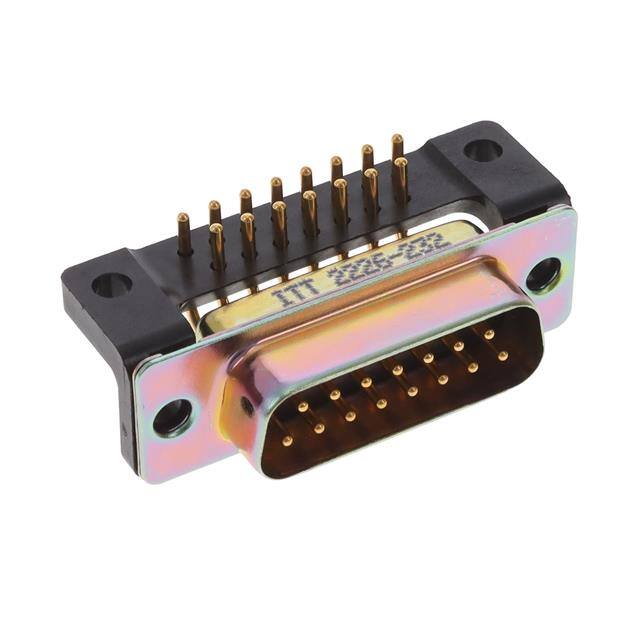 M24308/24-38Z CONN D-SUB PLUG 15POS R/A SOLDER