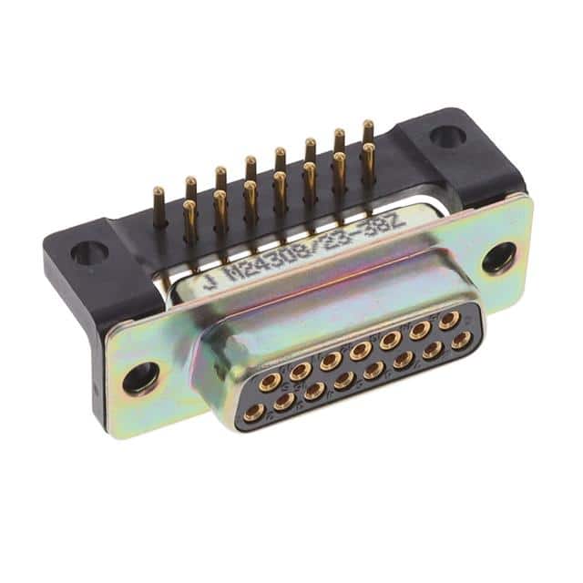 M24308/23-38Z CONN D-SUB RCPT 15POS R/A SOLDER
