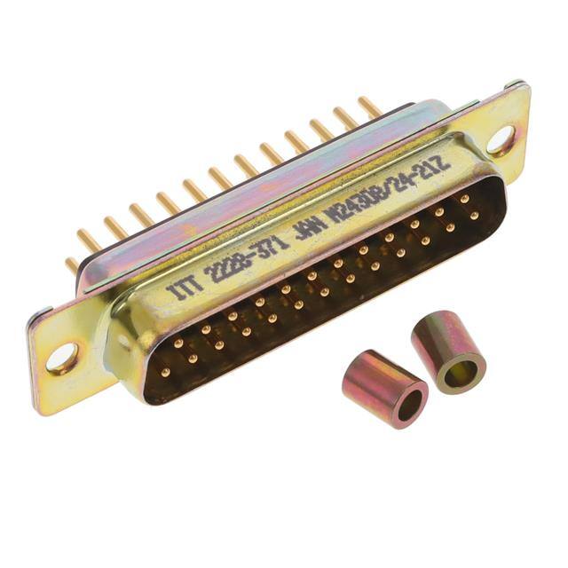 M24308/24-21Z CONN DSUB PLUG 25POS PNL MNT SLD