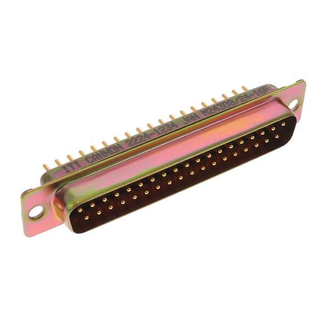 M24308/24-16F CONN DSUB PLUG 37POS PNL MNT SLD